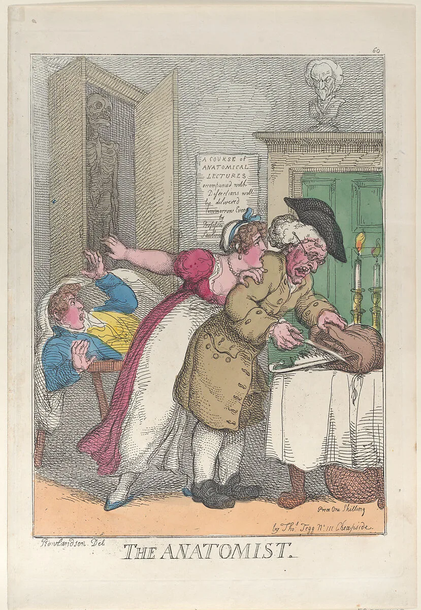 The Anatomist — Thomas Rowlandson|Thomas Tegg
