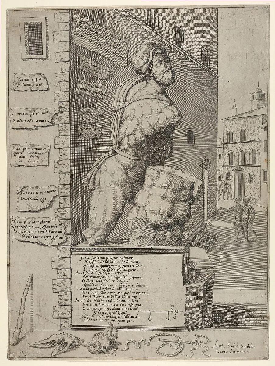 Pasquino — Anonymous|Antonio Lafreri