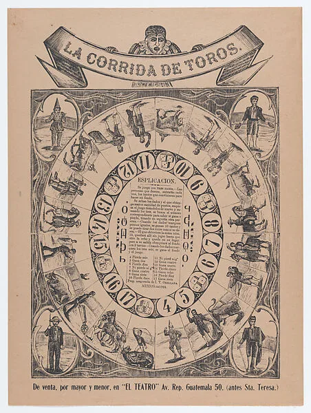 Game of the bullring (corrida de toros) — I. T. Orellana|Manuel Manilla|José Guadalupe Posada