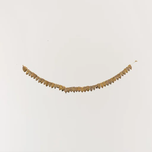 Gilt terracotta necklace