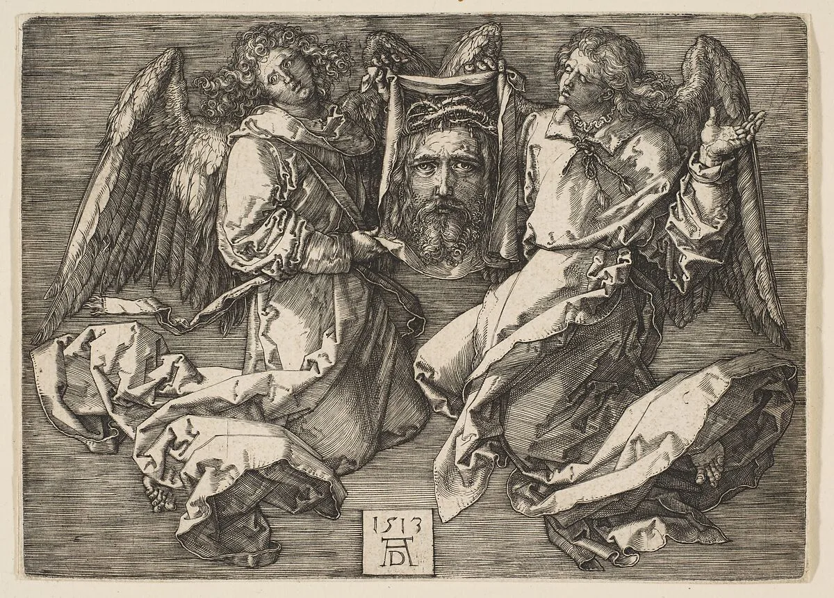 Sudarium displayed by two Angels — Albrecht Dürer