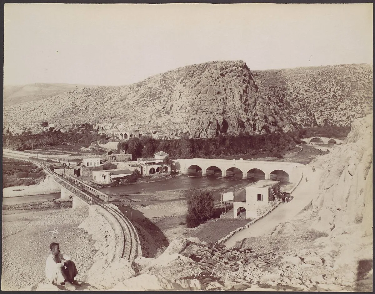 Les ponts du fleurs du chien — Félix Bonfils