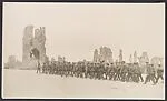 Cloth Hall and Cathedral, Ypres, Tommies — Margaret Hall