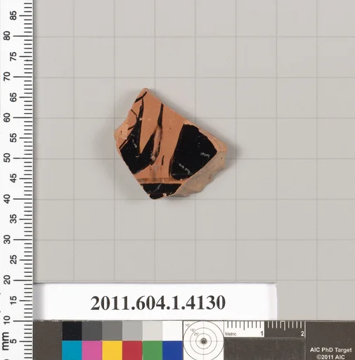 Terracotta fragment of a kylix (drinking cup)
