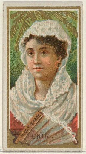 Chili, from the Types of All Nations series (N24) for Allen & Ginter Cigarettes