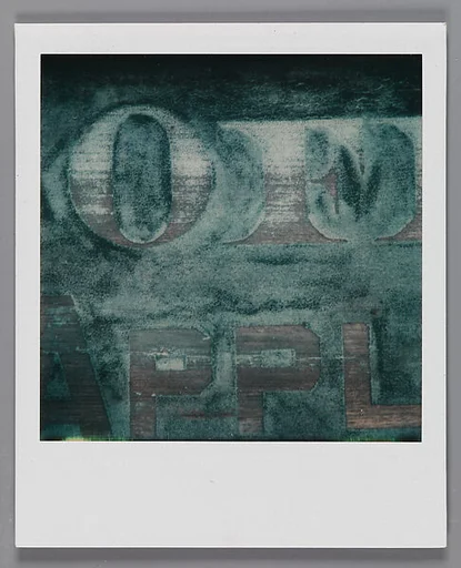 [Detail of Wooden Sign: "POST OFFICE NORTH APPLETON"]