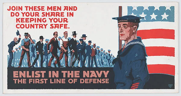 Enlist in the Navy — Latham Litho and Printing Company