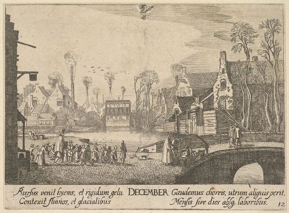 December — Jan van de Velde II|Wenceslaus Hollar
