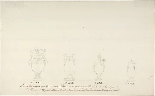 Design for Four Vases