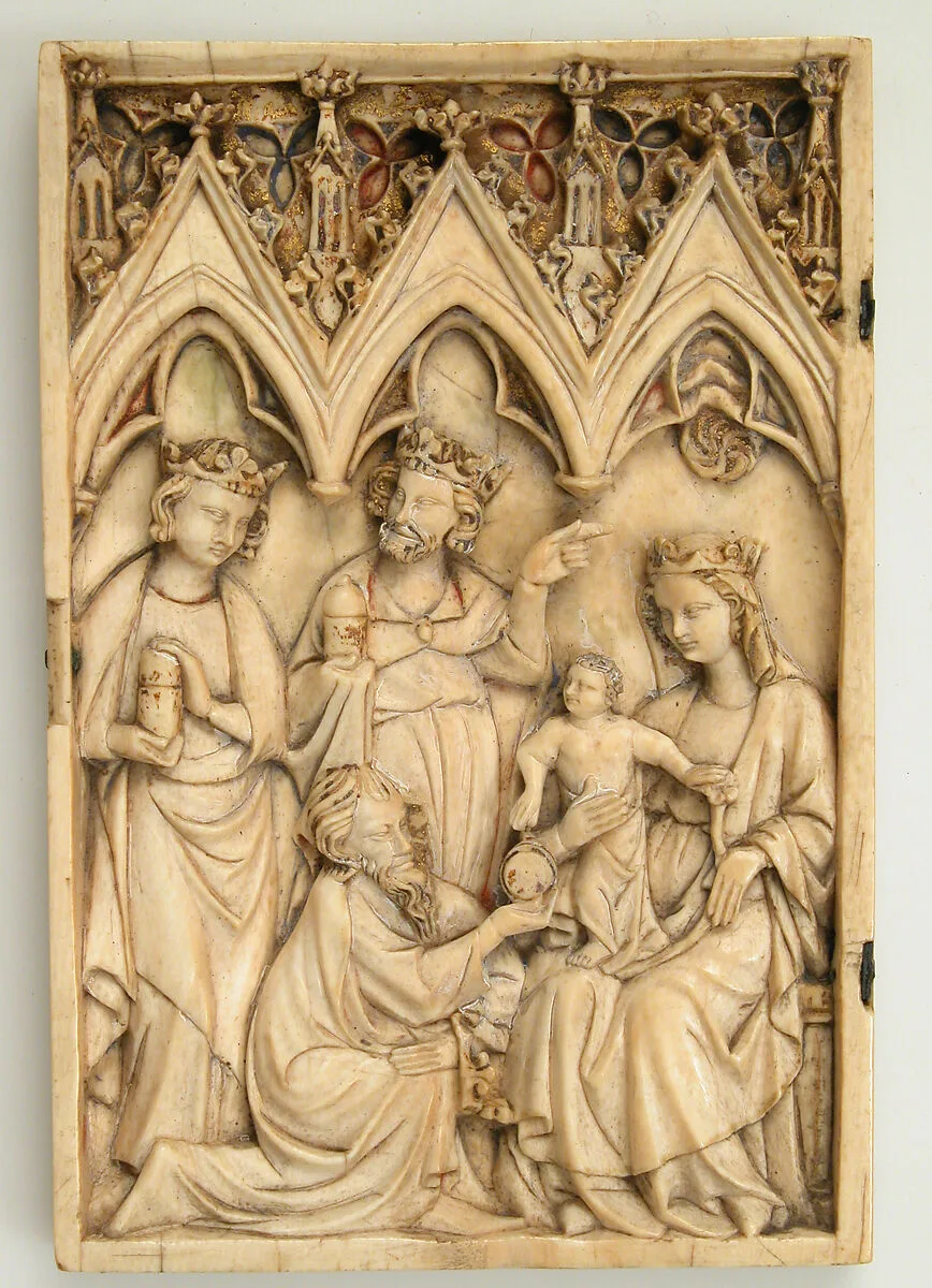 Leaf from a Diptych with the Adoration of the Magi — Unknown