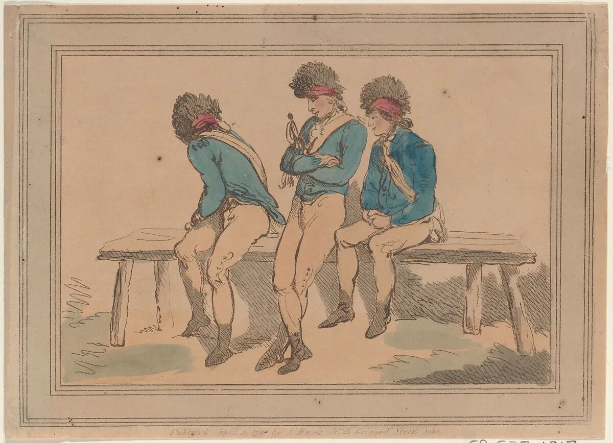 Three Volunteers — John Harris|Thomas Rowlandson