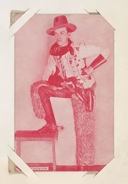 Glen Hunter from Western Stars or Scenes Exhibit Cards series (W412) — Unknown