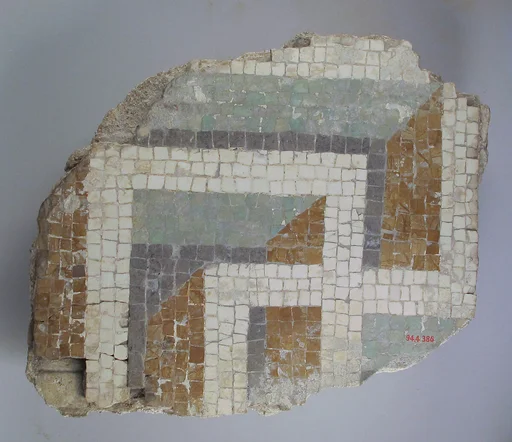 Mosaic floor fragment