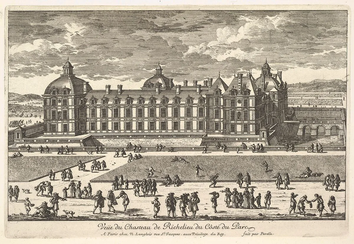 Veüe du Château de Richelieu du Côté du Parc — Adam Perelle