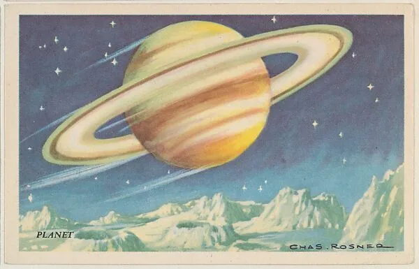 Planet, bakery card from the Speed Pictures series (D39-8), issued by Bell Bakeries, Inc. — Bell Bakeries, Inc.