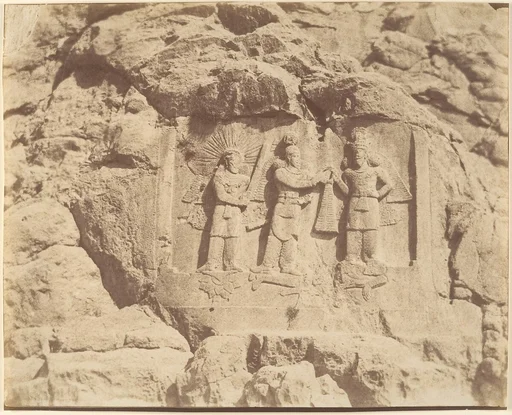(7) [Tag-e Bustan, Crowning Ceremony of Shapour II, Kermanshah]