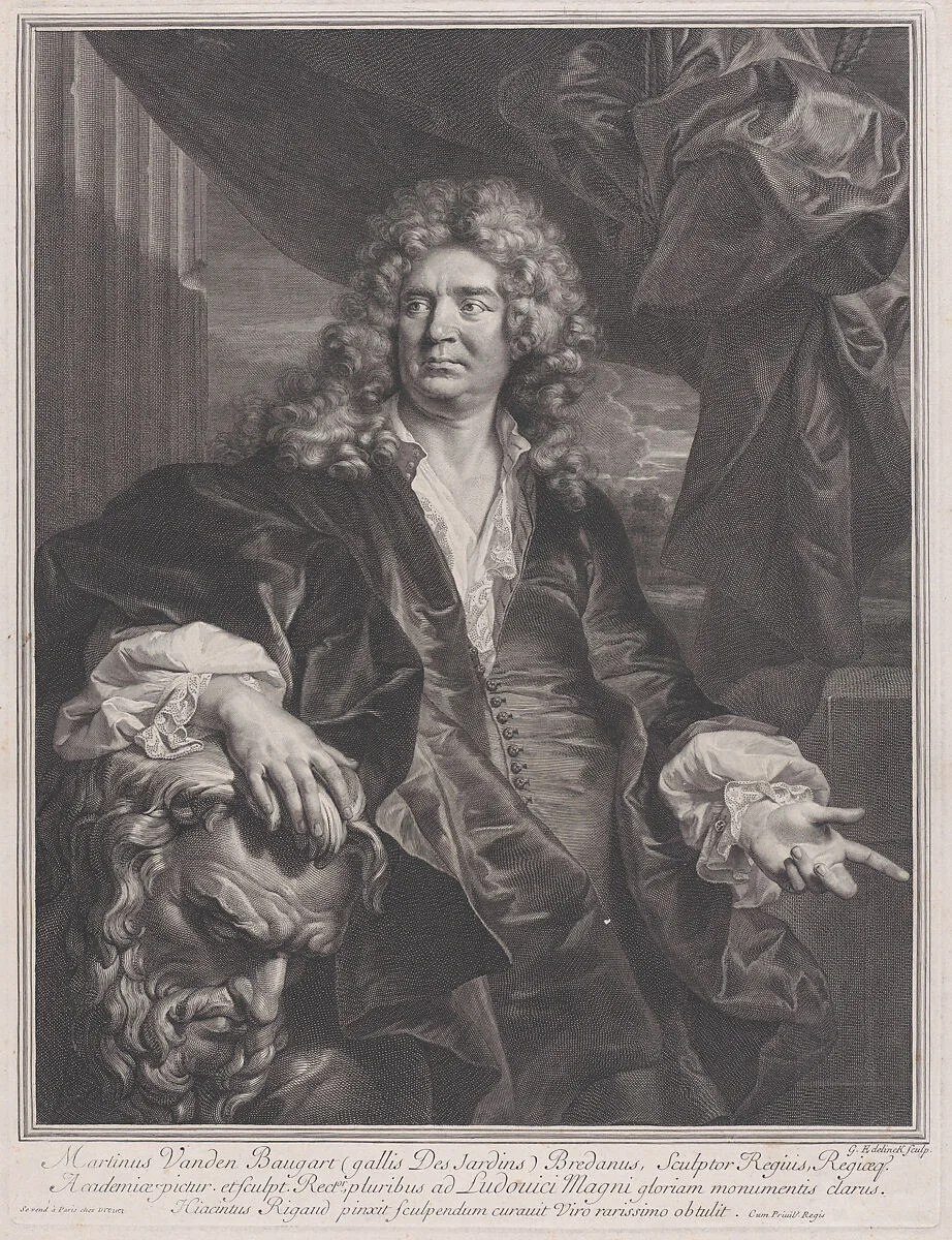 Martin Vanden Bogaert, called Desjardins — Gérard Edelinck|Hyacinthe Rigaud|Martin Desjardins