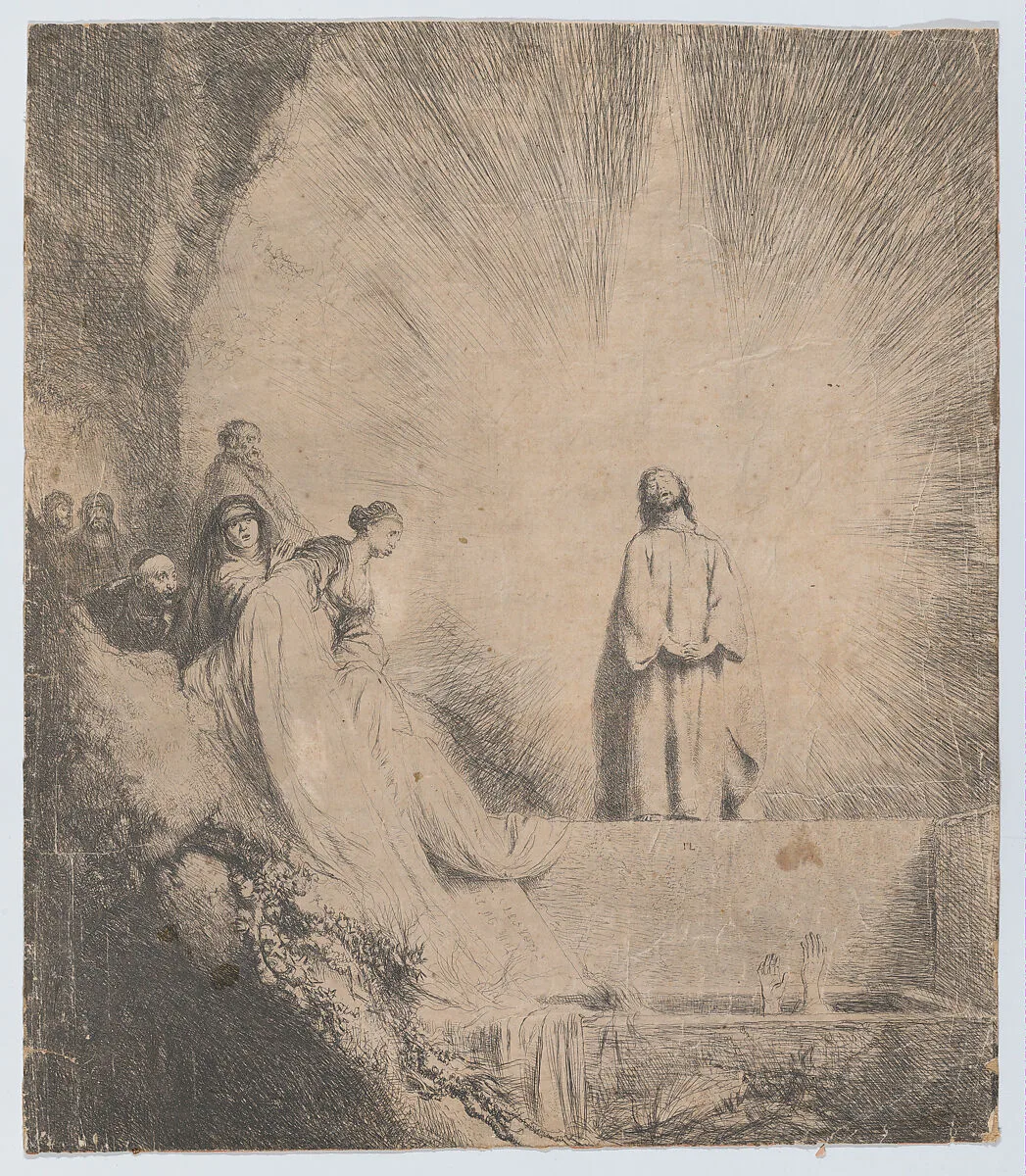 The Resurrection of Lazarus — Jan Lievens