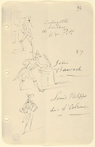 Sketches for The Story of a Bad Boy