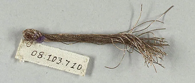 Tinsel and metal thread — Unknown