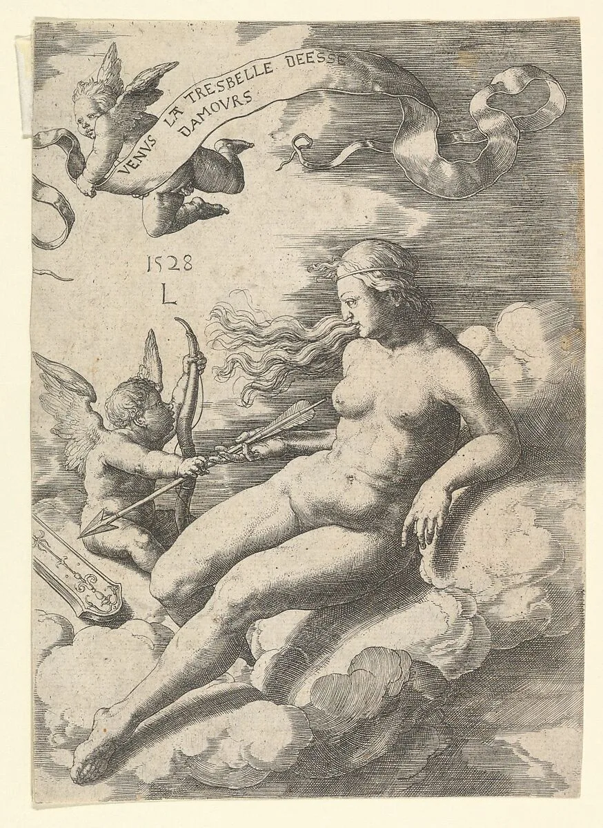 Venus and Cupid — Lucas van Leyden