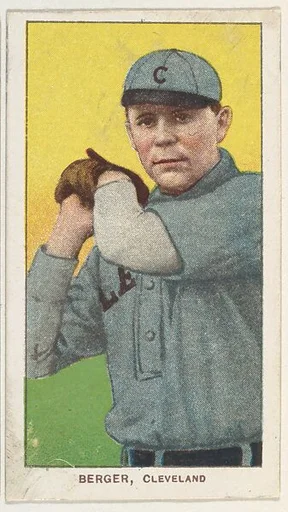 Berger, Cleveland, from the White Border series (T206) for the American Tobacco Company
