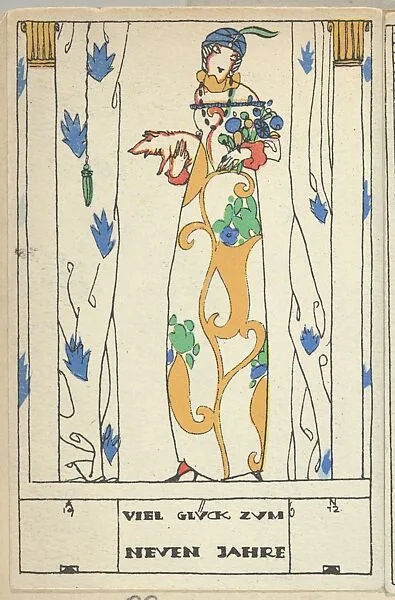Best of Luck for the New Year (Viel Glück zum Neuen Jahre) — Arnold Nechansky|Wiener Werkstätte