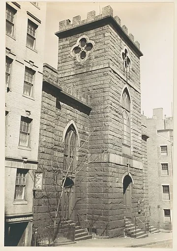[Gothic Revival Church (St. John's), Bowdoin Street, Boston, Massachusetts]