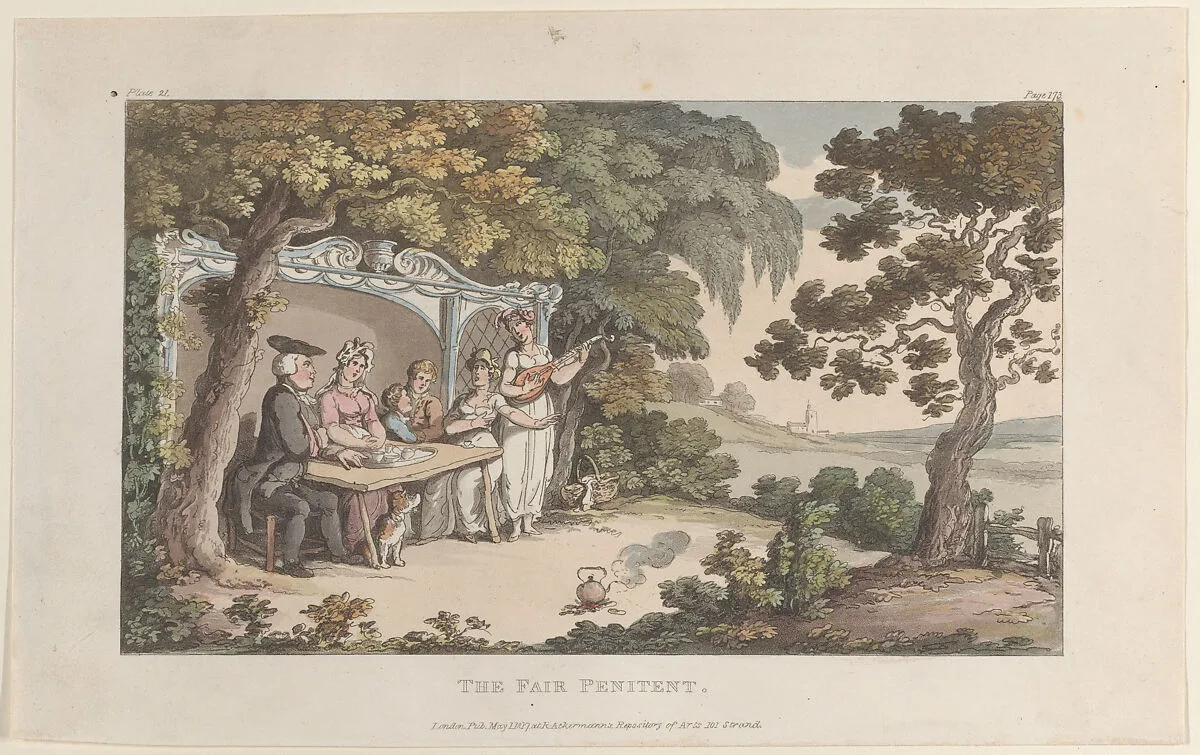 The Fair Penitent — Rudolph Ackermann, London|Oliver Goldsmith|Thomas Rowlandson|William Clowes