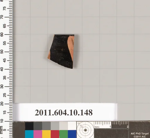 Terracotta rim fragment of a skyphos (deep drinking cup)