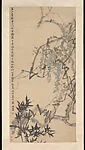 近代 郭味蕖 藤蘿墨竹圖 軸|Wisteria and Bamboo — Guo Weiqu