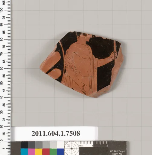 Terracotta fragment of a kylix (drinking cup)