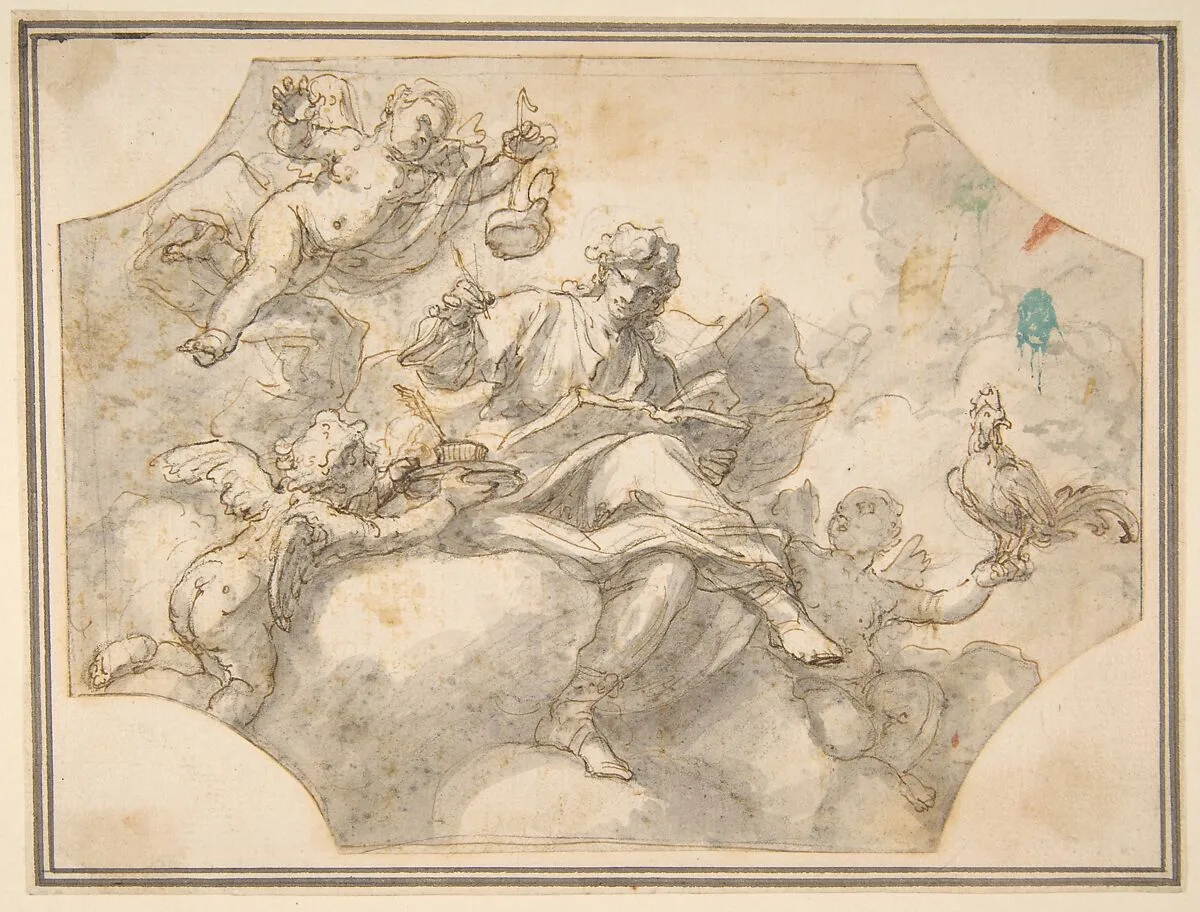 Allegorical Figure of Study — Francesco Solimena