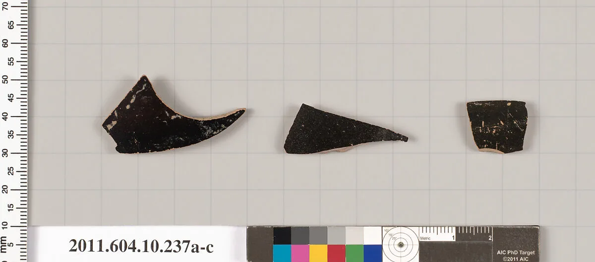 Terracotta fragments of kylikes (drinking cups) — Unknown