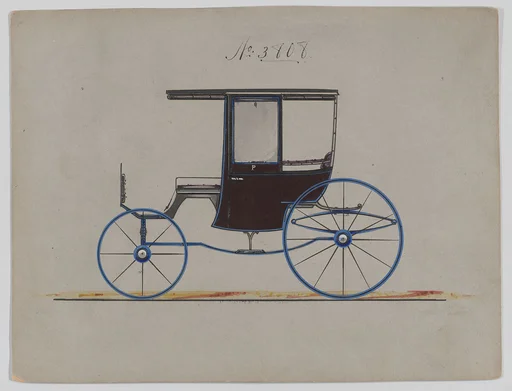 Design for 4 seat Rockaway, no. 3808