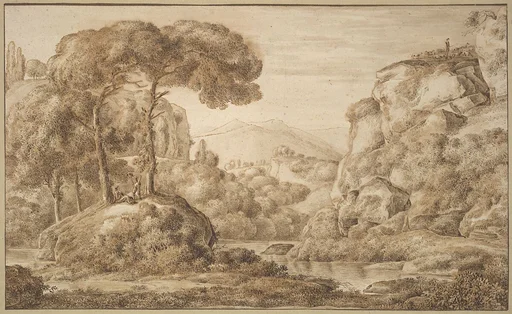 Classical Landscape with Figures