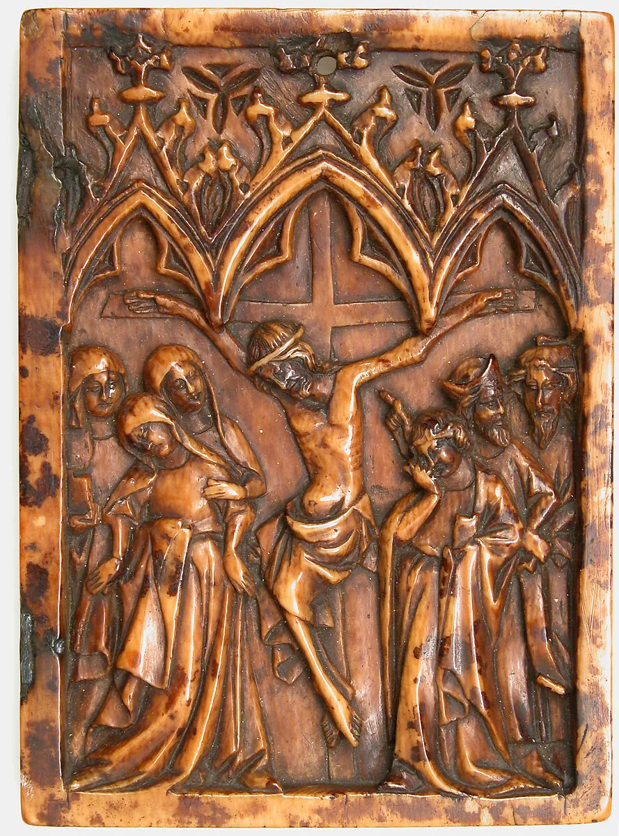 Right Wing of a Diptych with Crucifixion — Unknown