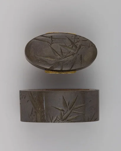 Sword-Hilt Collar and Pommel (Fuchigashira)