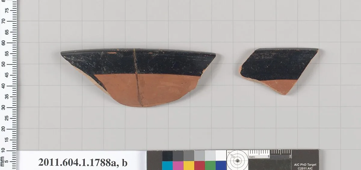 Terracotta rim fragments of kylikes(drinking cups) — Unknown