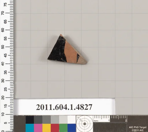 Terracotta fragment of a kylix (drinking cup)