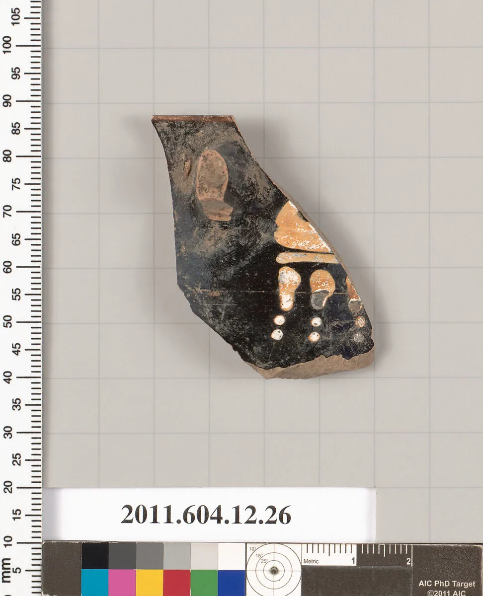 Terracotta rim fragment of a skyphos (deep drinking cup) — Unknown