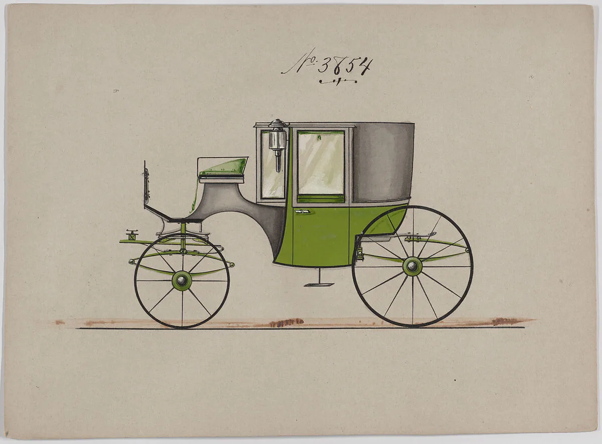 Design for Coupé, no. 3854 — Brewster & Co.