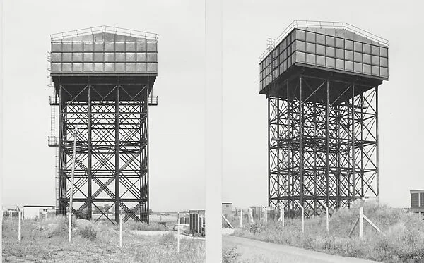 Watertower, 2 Views, Liverpool, Great Britain — Bernd Becher|Bernd and Hilla Becher|Hilla Becher