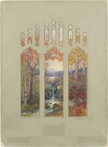 Suggestion for window in Residence of Mr. L.D. Towle, Boston, Mass
