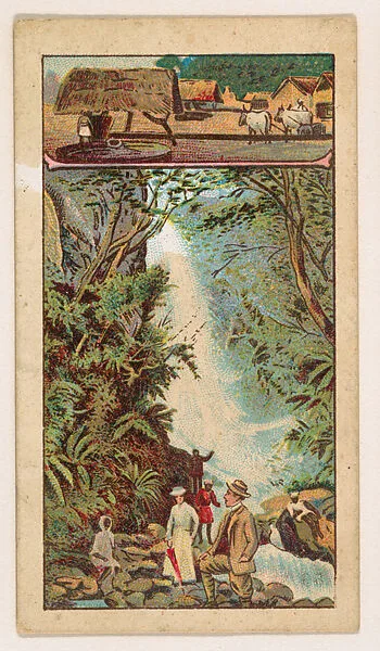 Coconut Mill, Nawara Elya, bakery card from the Around the World Series (D92), issued by White Star Bakery — White Star Bakery