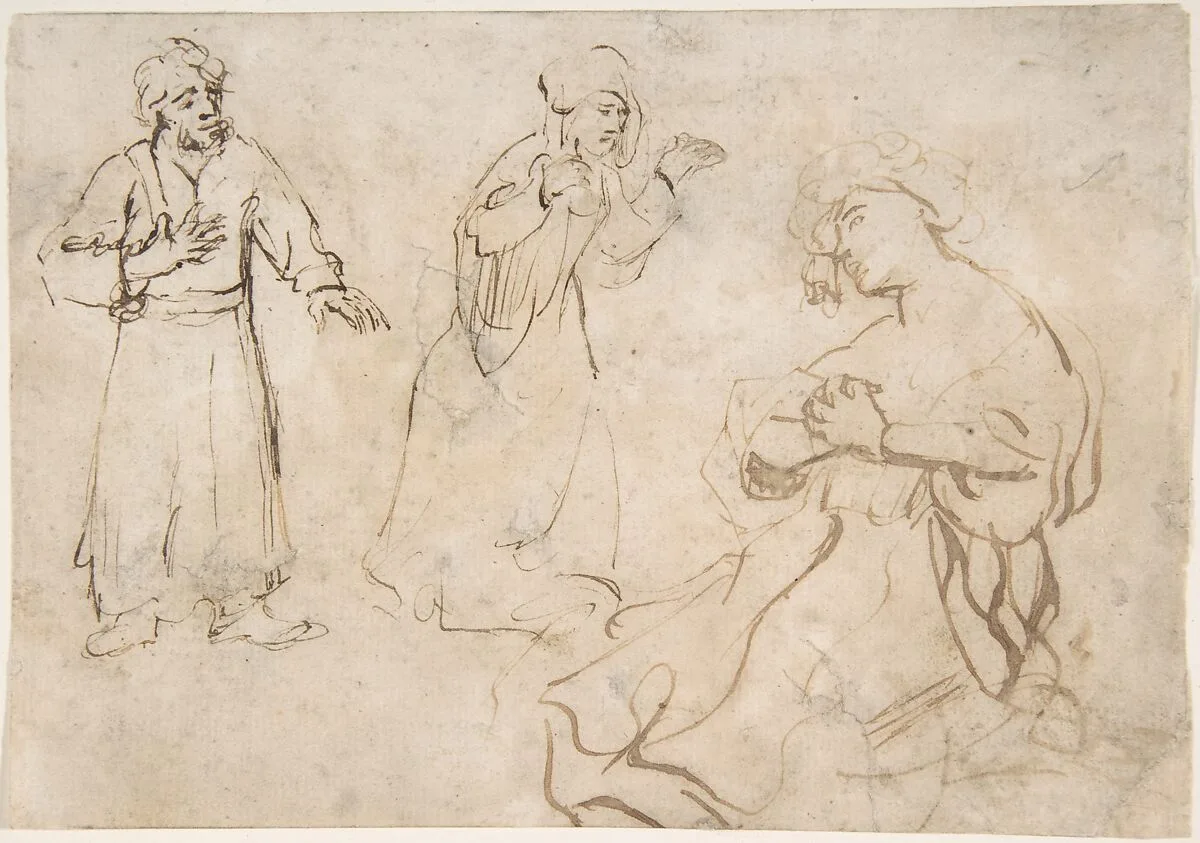 Study for a Pieta — Rembrandt (Rembrandt van Rijn)