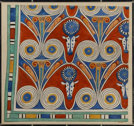 Ceiling Fragment, Tomb of Neferhotep