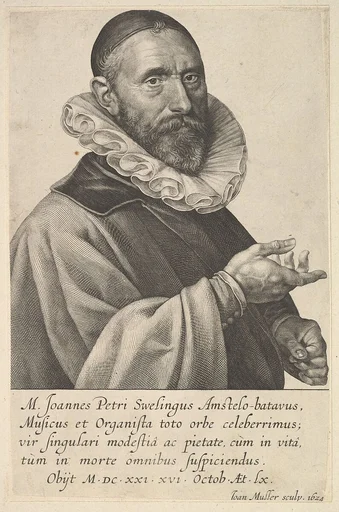 Portrait of Jan Pietersz. Sweelinck, Organist and Musician in Amsterdam