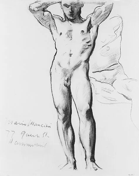 Man Standing, Hands on Head — John Singer Sargent