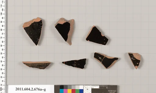 Terracotta fragments of column-kraters (bowls for mixing wine and water)